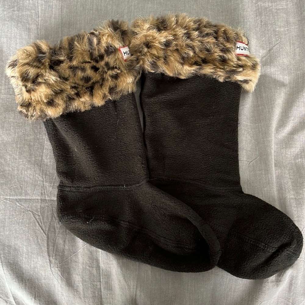 Hunter boot fleece Welly socks, NWT